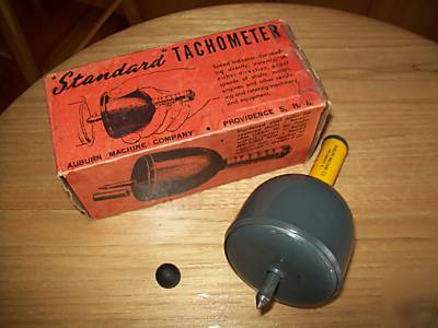  vintage standard tachometer, in original box