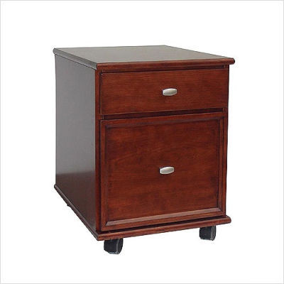 Home styles hanover mobile file cabinet cherry finish