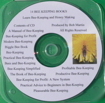 14 bee keeping books on cd