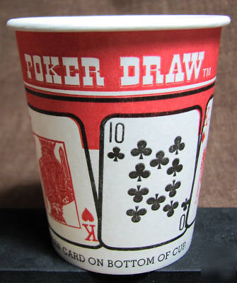 Draw poker 7 oz hot paper cups game texas playing cards