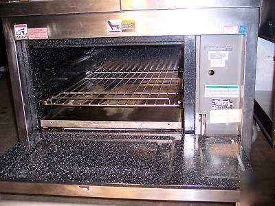 Hobart electric range and griddle, 230 volts, clean 
