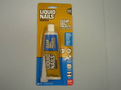 Liquid nails small projects clear adhesive 022078546334