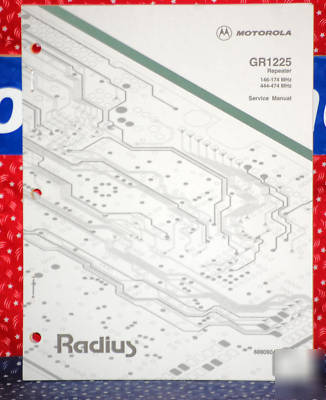 Motorola GR1225 gr-1225 repeater service manual