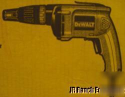New dewalt DW255 vsr drywall screwdriver