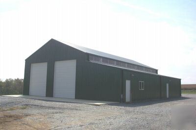New large steel metal barn building- garage - 44' x 60'