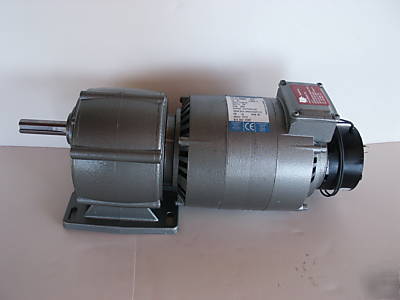 Parvalux ac induction motor with gearbox brake SD18/lis