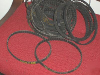 Timing belts- 25 belts- 240L, 1/2