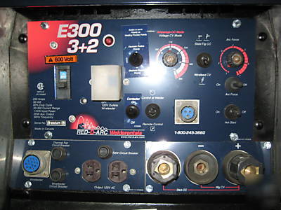 Used red-d-arc E300 3+2 cc/cv welder 4-pack 460/575VOLT