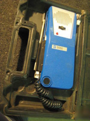 Tif 5550 automatic halogen leak detector w/case