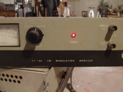 Vintage gates harris ft-80 fm modulation monitor FT80