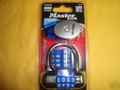  master lock set your own passcode combination + bonus