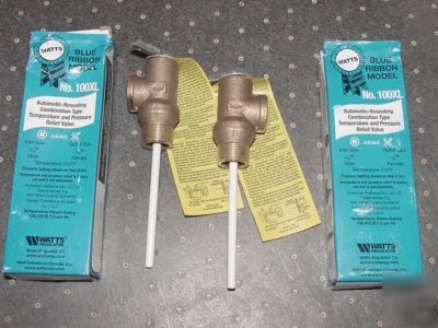 2 - watts 100XL temperature pressure relief valve 3/4
