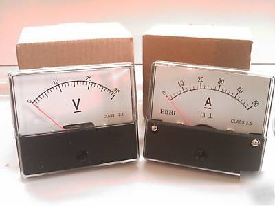 50 amp & 30 volts panel meter kit,analog, direct