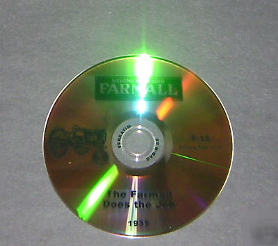 New dvd~farmall does job-F12 tractor international ih