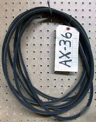 Goodyear AX36 torqueflex matchmaker industrial v-belts