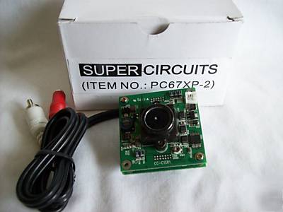 Supercircuits ccd color mini pinhole camera PC67XP-2
