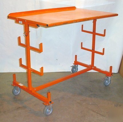 Wire wagon 550 work station pipe rack cart 800 lb cap