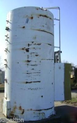 3000 gallon stainless jacketed tank silo cherry burrell