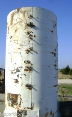 3000 gallon stainless jacketed tank silo cherry burrell