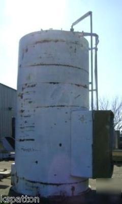 3000 gallon stainless jacketed tank silo cherry burrell