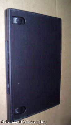 3 black single 14MM dvd case push hub cd storage box 