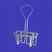 Chrome plated wire oil and vinegar holder - jro-6610