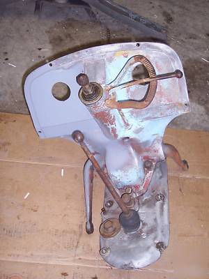 Ford 9N 2N rare aluminum steering gear assembly + arms