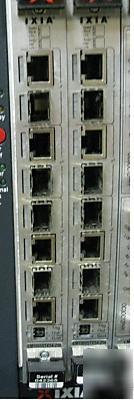 Ixia LM1000STXS4-256 4-port 10/100/1000BASET/sfp module