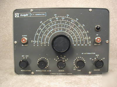 Knight rf signal generator â€“ 150 khz to 112 mhz - works