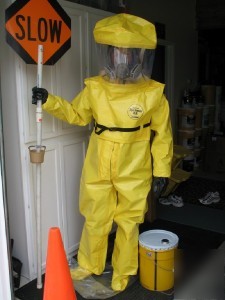Lakeland tychem br hazmat chemical suit size xlarge 
