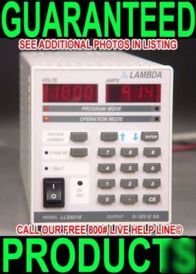 Lambda digital 0-18V@0-9A regulated lab dc power supply