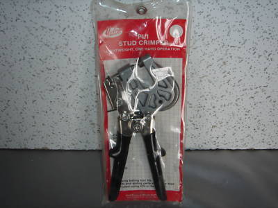 Malco punch lock stud crimper PL1 drywall metal studs