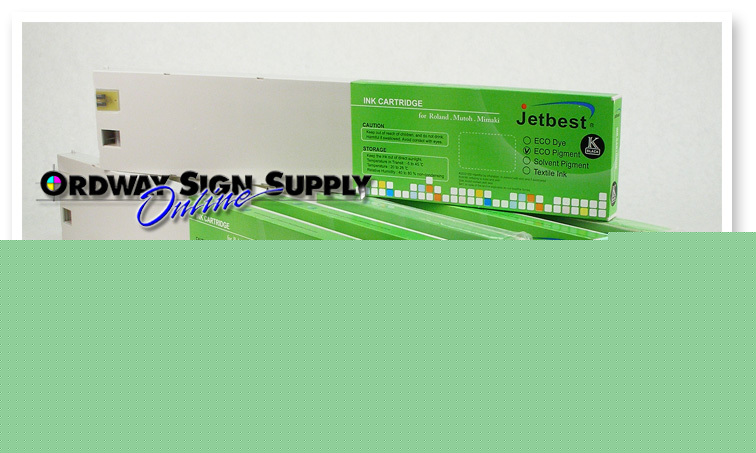 New 6 440 ml jetbest eco solvent pigment ink cartridges