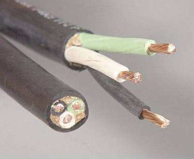 New carol 10/3 sjoow 10AWG 3-cond black ac power cable