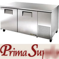 New true commercial 67IN 2 door deep uc freezer tuc-67F