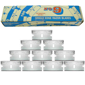 Razor blades-- 100 pieces single edged