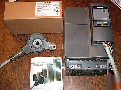 Siemens micromaster 6ES6440-2UC240CA1 5 hp 200-240V