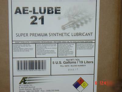 Synthetic diester base rotary screw compressor oil