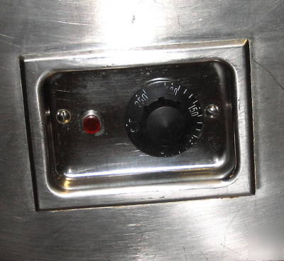  stainless steel heated donut finishing / glazing table