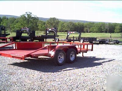 New 2010 16' utility lowboy trailer