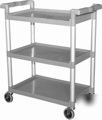 Plastic utility bus cart 250 lbs load - medium