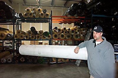 10' x 80' white, tan, or grey tpo 45 mil rubber roof