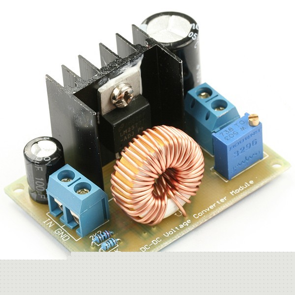 12V to 24V step-up dc-dc power converter adapter module