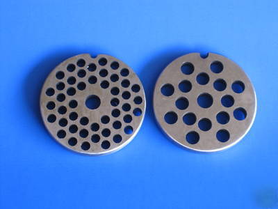 2-pak hobart intedge etc. meat grinder plates screens 