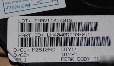 20 national LM4040 2.5V voltage reference LM4040DIM3 