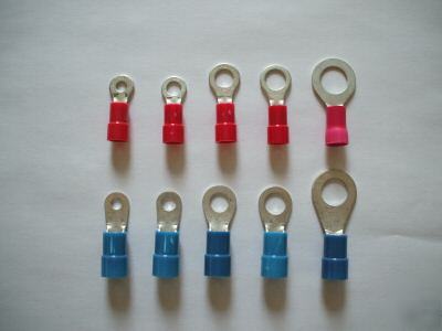 50 electrical ring terminals connectors 8GA - 6GA usa