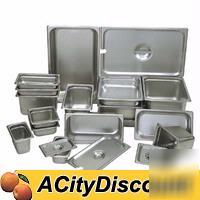 6 dz update 1/6 size steam table pans 2Â½