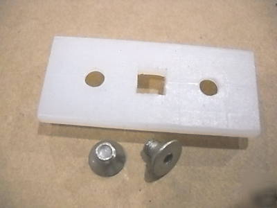8020 t slot white uhmw bearing pad 25 s 25-6705 kit