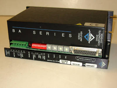 Aerotech BA10-80 rev.g linear ba servo amplifier