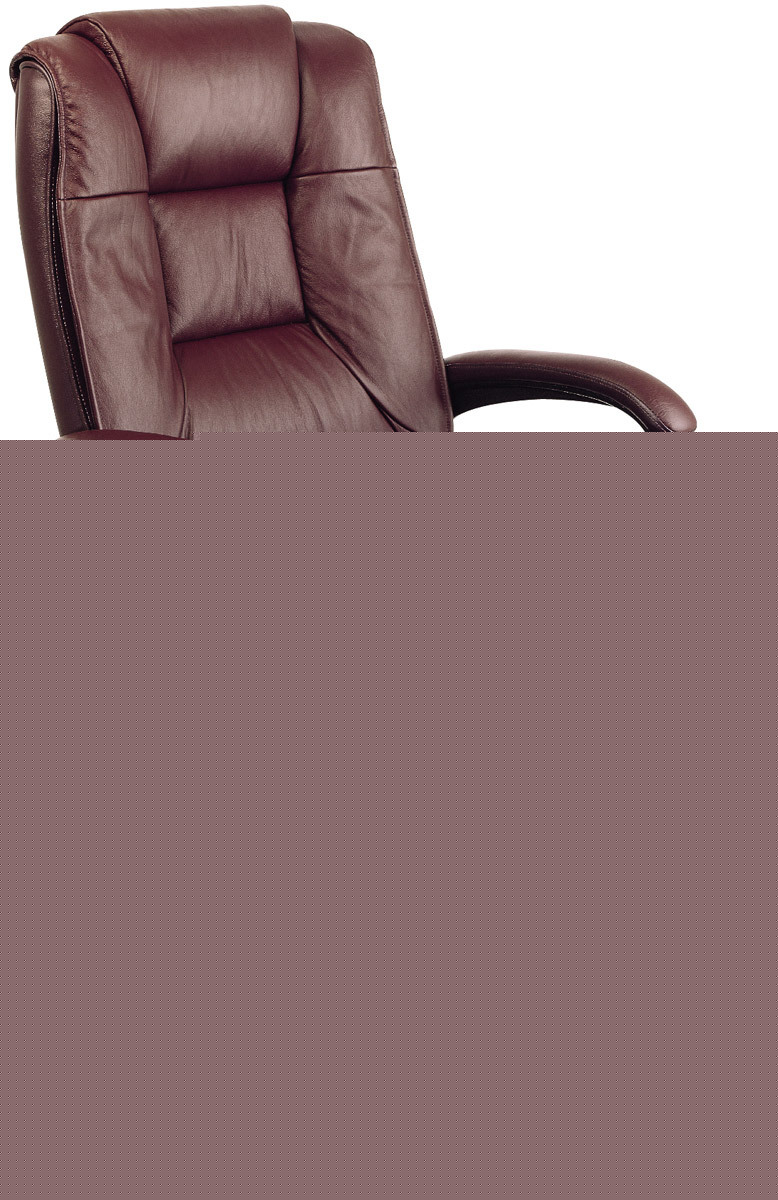 Burgundy executive desk computer leather office chair